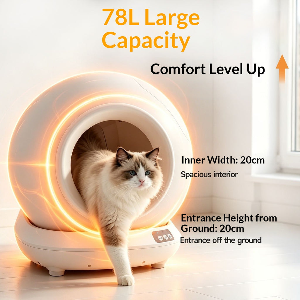 Hot Selling Pet Smart Cat Litter Box Automatic Cleaning Large Deodorant Fully Enclosed Electric Cat Toilet Wholesale