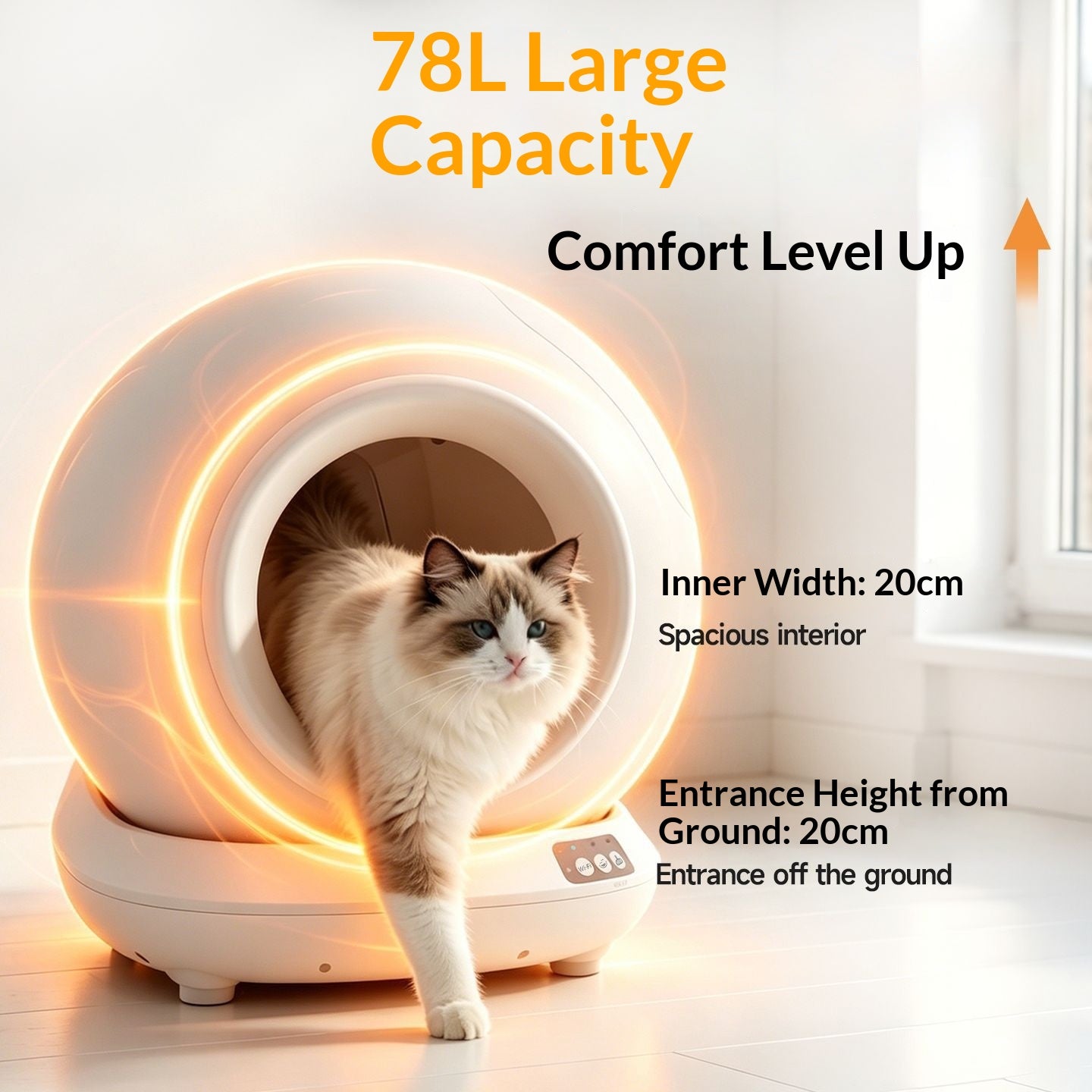 Hot Selling Pet Smart Cat Litter Box Automatic Cleaning Large Deodorant Fully Enclosed Electric Cat Toilet Wholesale