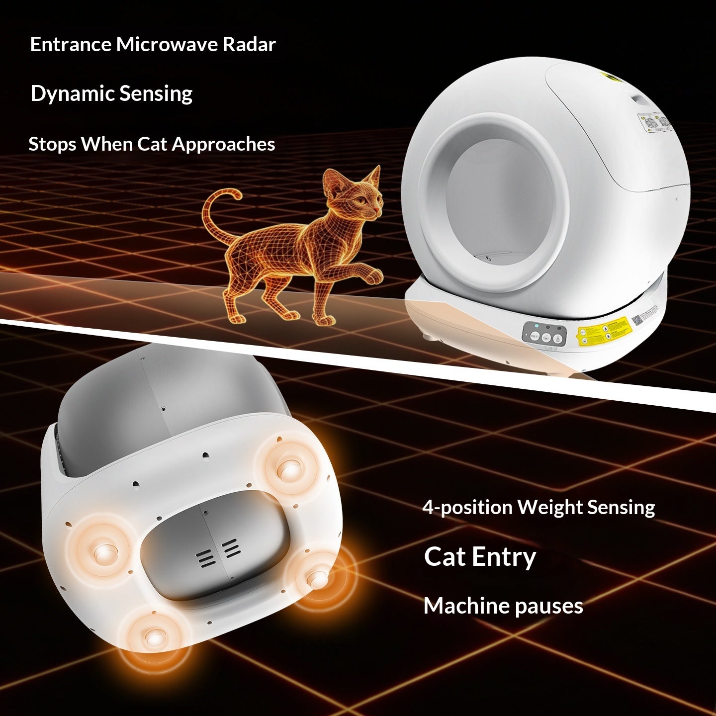 Hot Selling Pet Smart Cat Litter Box Automatic Cleaning Large Deodorant Fully Enclosed Electric Cat Toilet Wholesale