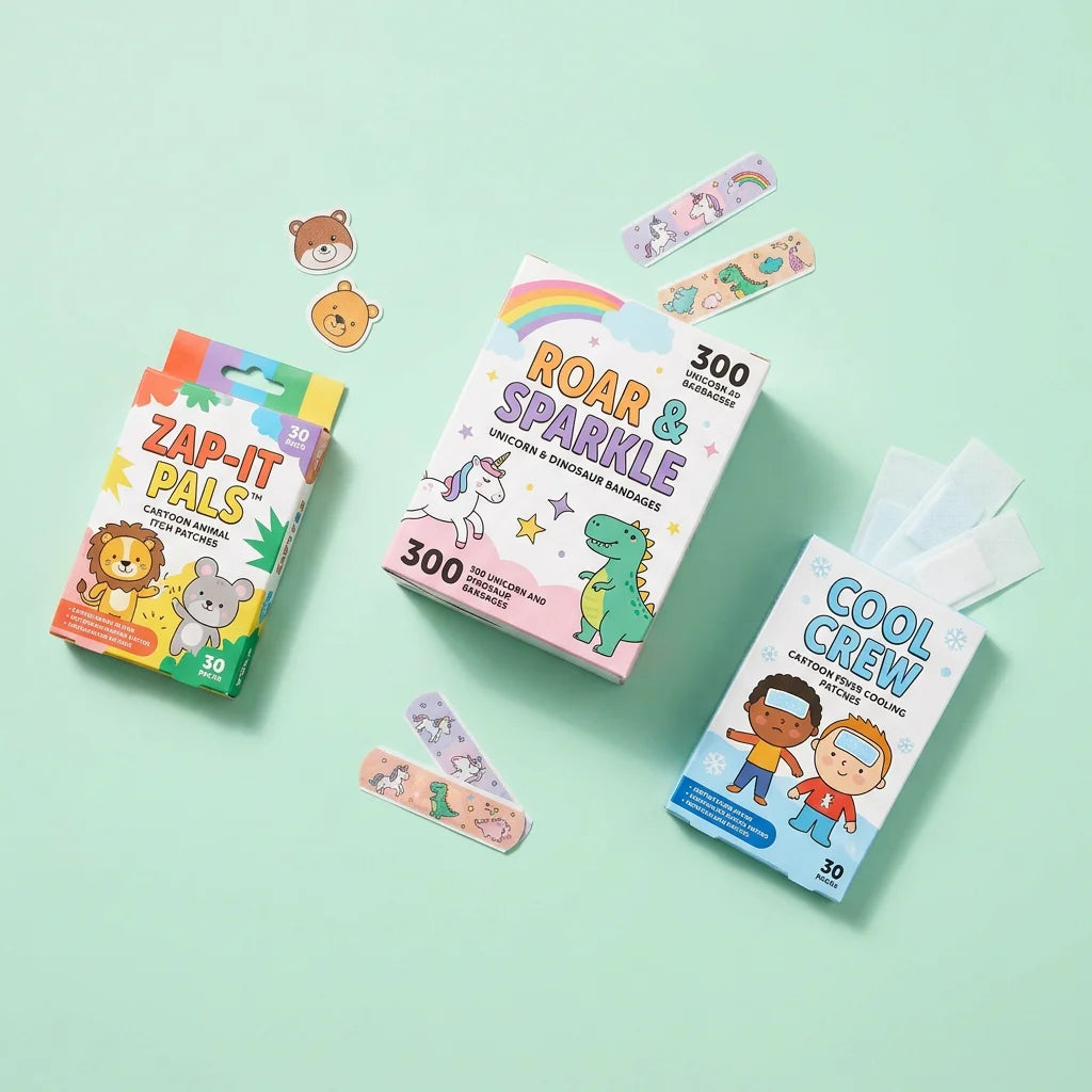 Summer Safety Trio - The Complete Kids Adventure Protection Kit (Patches & Bandages)