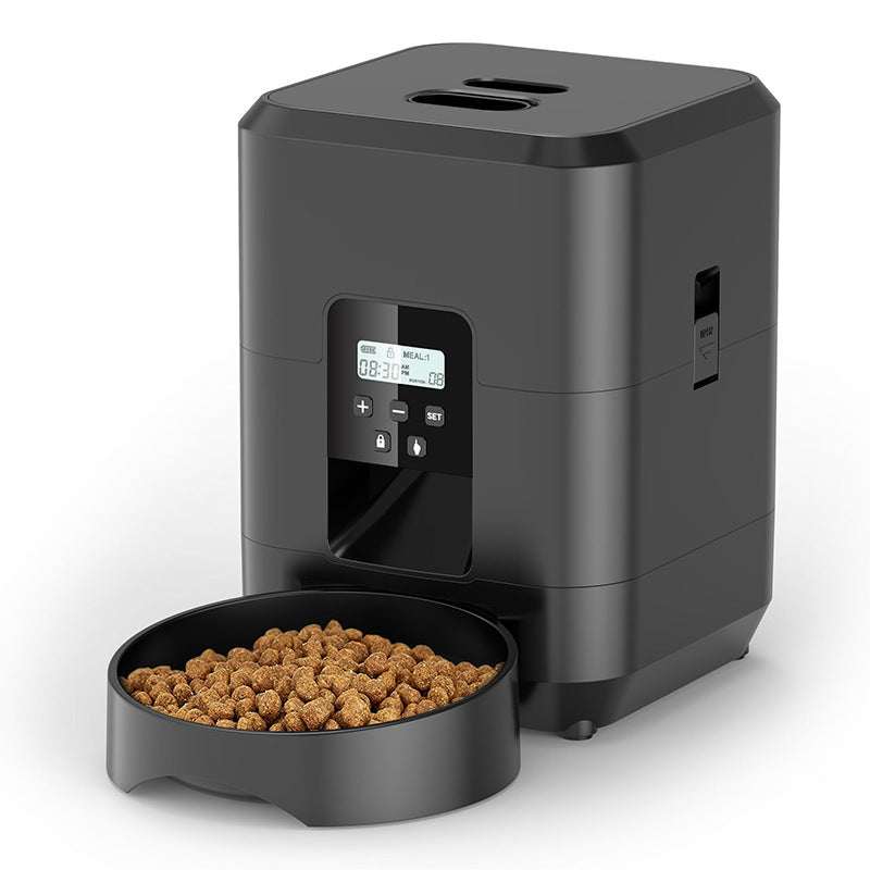 Pet intelligent feeder timing quantitative cat automatic feeding machine wifi remote video dog feeding machine