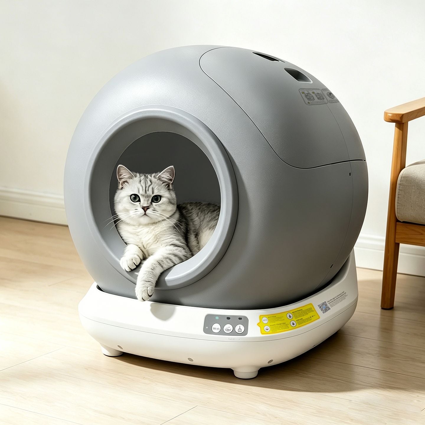 Hot Selling Pet Smart Cat Litter Box Automatic Cleaning Large Deodorant Fully Enclosed Electric Cat Toilet Wholesale