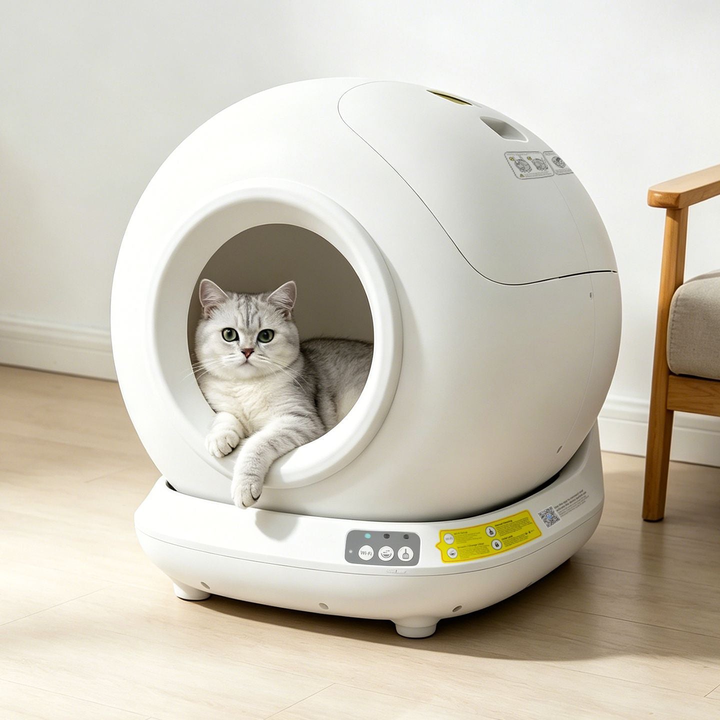 Hot Selling Pet Smart Cat Litter Box Automatic Cleaning Large Deodorant Fully Enclosed Electric Cat Toilet Wholesale